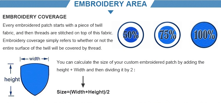 Custom 2D High Quality Custom Embroidery Patch Letters Towel Embroidery Patch Custom