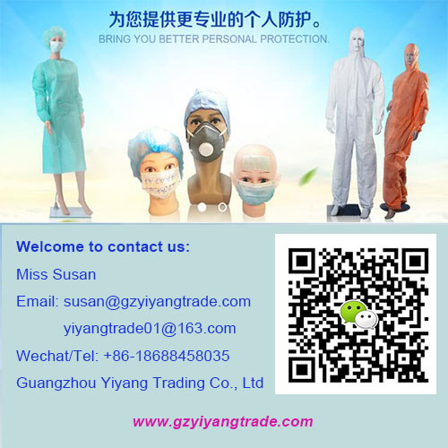 Disposable Sterile Reinforced SMS Nonwoven Surgical Gown with Hand Towel