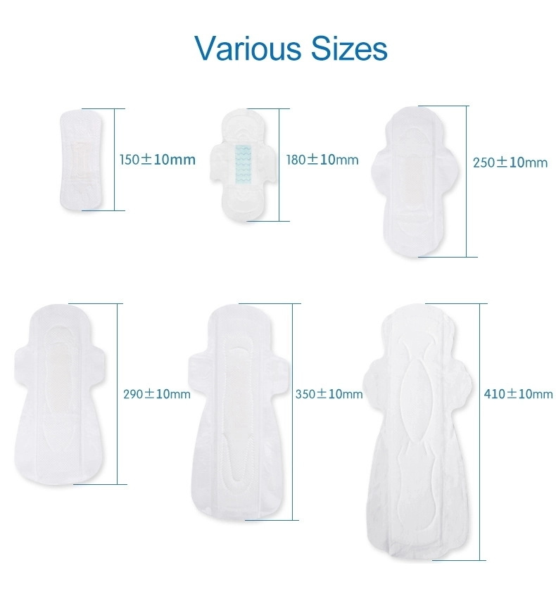 Skin-Friendly Organic Cotton Refreshing Sanitary Napkin/Towel/Pad with Core