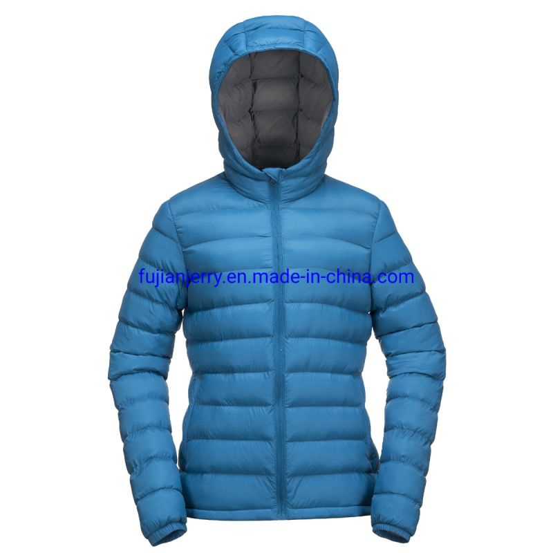 Wholesale Ladies' Hooded Quilted Soft Padding Jacket
