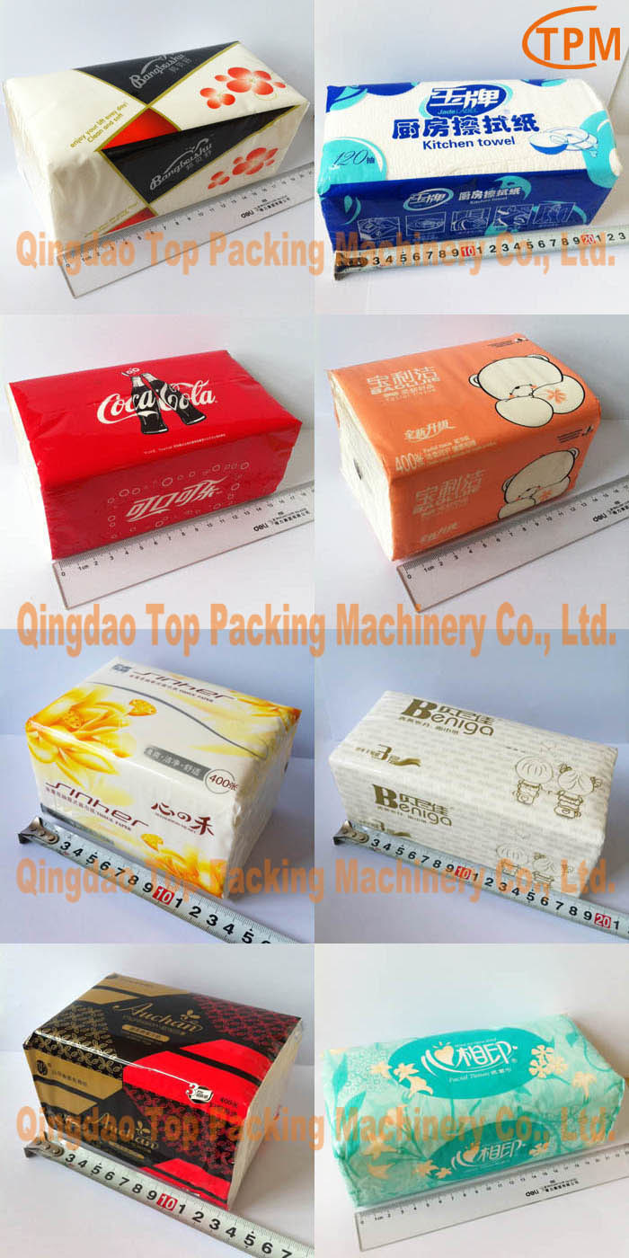 Hand Towel Wrapping Machinery Napkin Tissue Packaging Machine