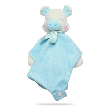 New Wholesale Custom Funny Animal Baby Mouth Towel Plush Toy