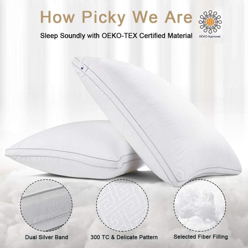 Shenone Sofy Fluffy 700g Hollow Fiber Hotel Bed Pillow Inner for Pillowcases
