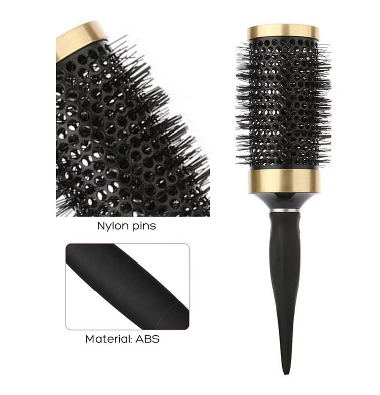 Non-Slip Handle Round Thermal Ceramic Ionic Round Barrel Hair Styling Brushes