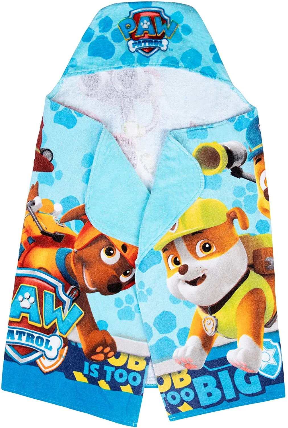 Kids Bath and Beach Soft Cotton Terry Hooded Towel Wrap, 24
