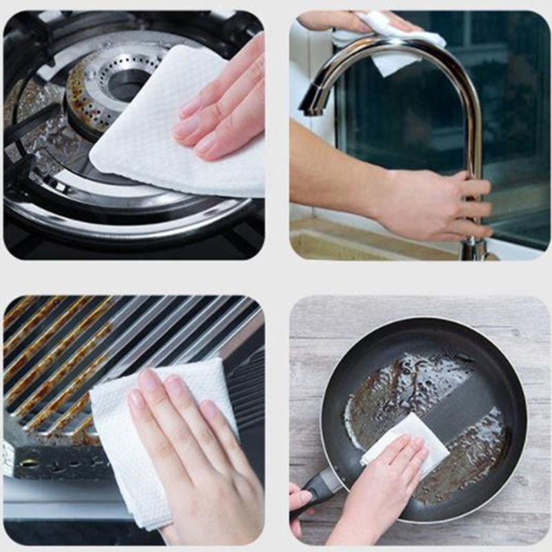 50PCS Packed Degreasing Hand Towel for Kitchen Cleaning and Sanitizing