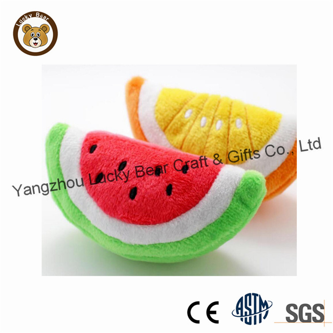 Plush Toy for Pet Soft Watermelon