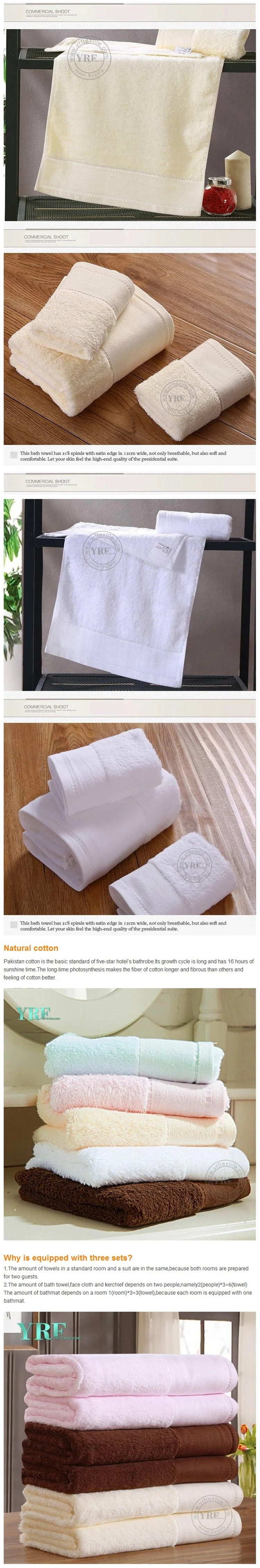 Hotel Supply Customized Hotel Soft with Logo 100% Egyptian Cotton Bath Towel