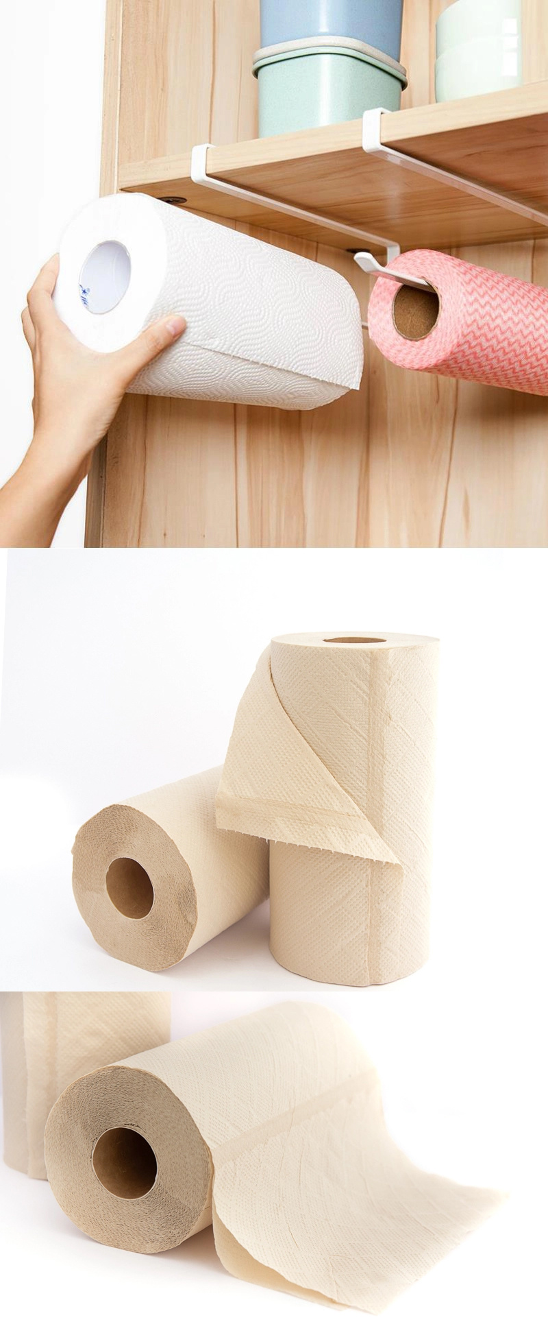 High Quality 100% Wood Pulp Kitchen Paper Towel