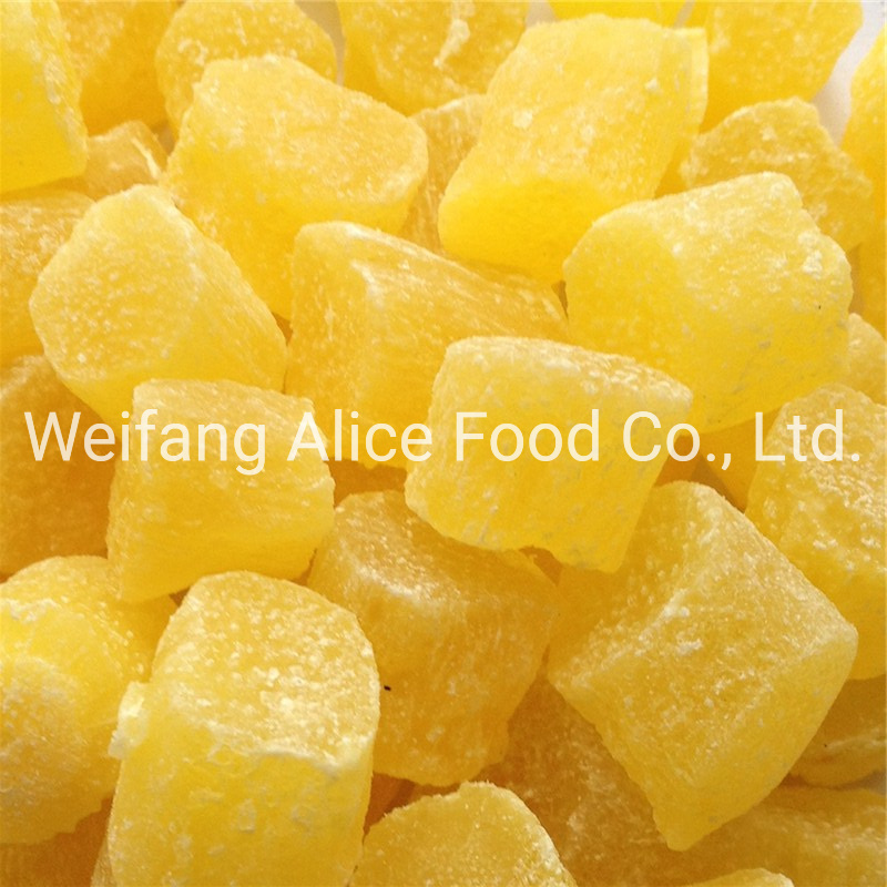 Chinese Dried Tropical Fruit Dried Pineapple Core Dehydrated Pineapple