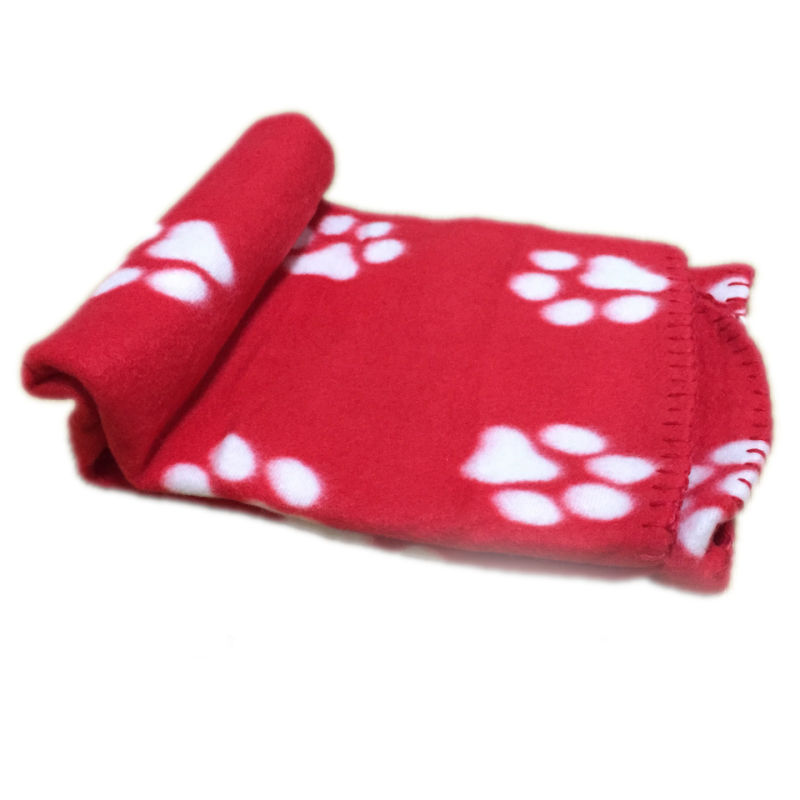 Pet Towel Dog Blanket Pet Double-Sided Fleece Blanket Bath Towel Mat