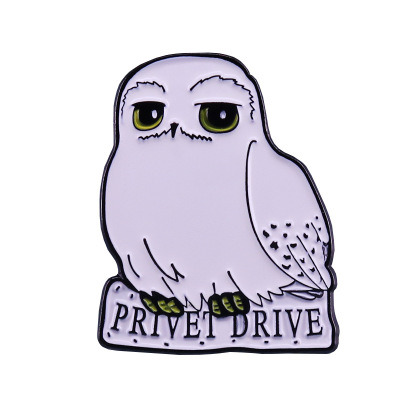 Custom Hard Enamel Harry Potter's Owl Metal Badges Factory