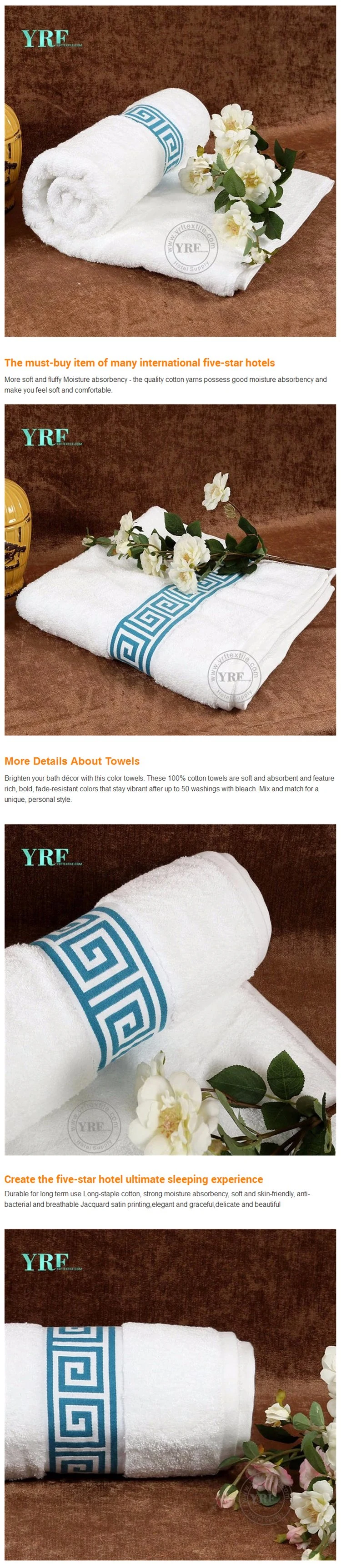 Made in China Jacquard Cotton Fabric Terry Square Towel/Face Towel