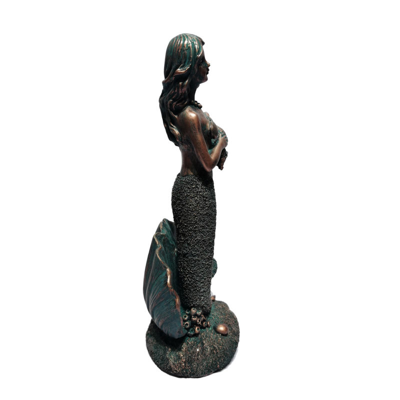 Coastal Style Resin Little Mermaid Statue Decor Polyresin Figurine Factory