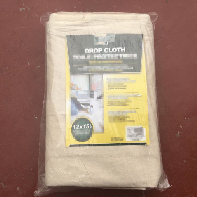 Painters Drop Cloth Runner Floor Cover for Deco or Drop Cloth Curtains