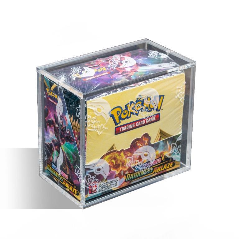 High Sale Clear Square Acrylic Acrylic Pokemon Pokemon Display Case Lucite Pokemon Trading Cards