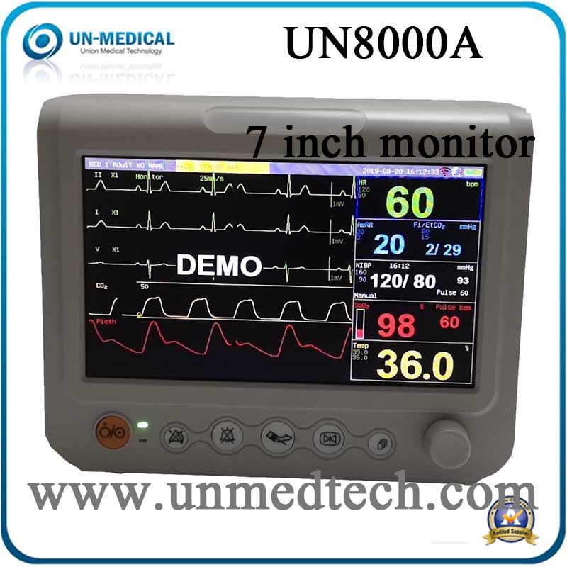 Un8000A Easy and Simple Operation Patient Monitor with 14 Languages