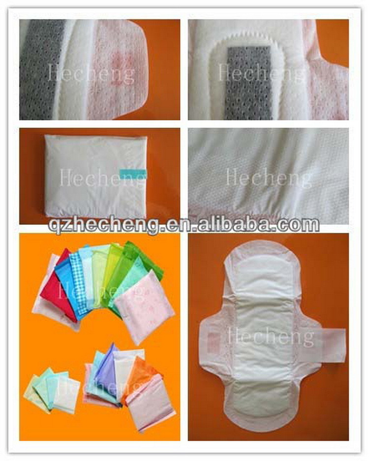 High Quality Sanitary Napkin with Bamboo Chip