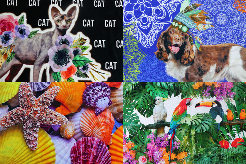 Promotional 100% Organic Cotton Digital Printing Towel/Beach Towel
