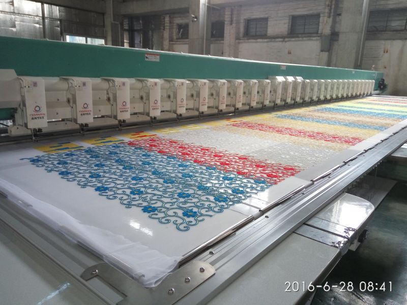 China Supplier 30 Heads 6 Needles Towel Tajima Chenille Embroidery Machine