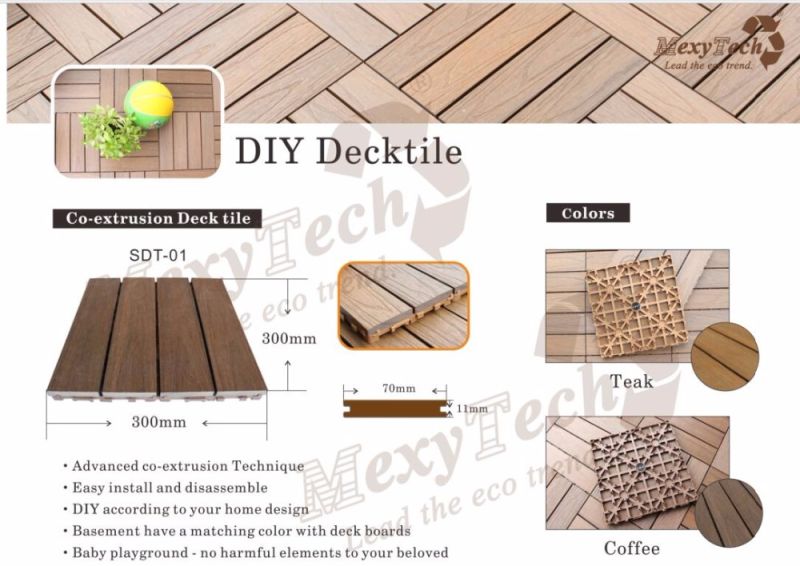 1FT by 1FT Deck Tile Easy Installed Easy Maintain Bearfoot Removeable Tile