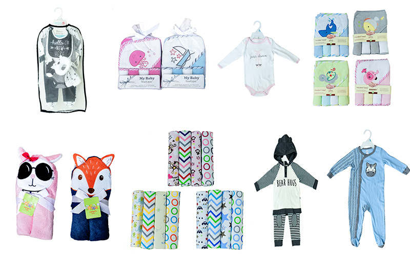 Comfortable Baby Set Four Seasons Cartoon Print Baby Clothes Sets Unisex Kids Clothing Set
