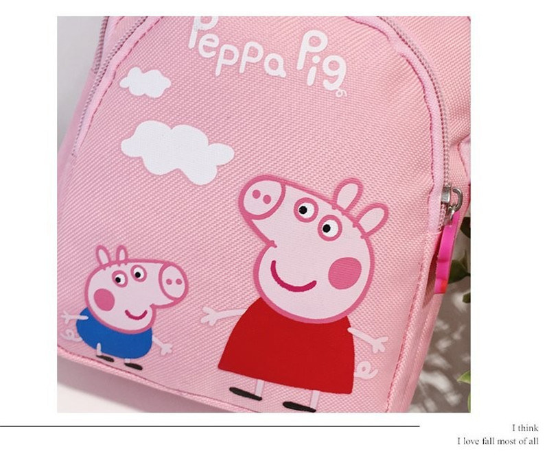 Trending Peppa Style Printing Primary School Kids Backpack Book Bags