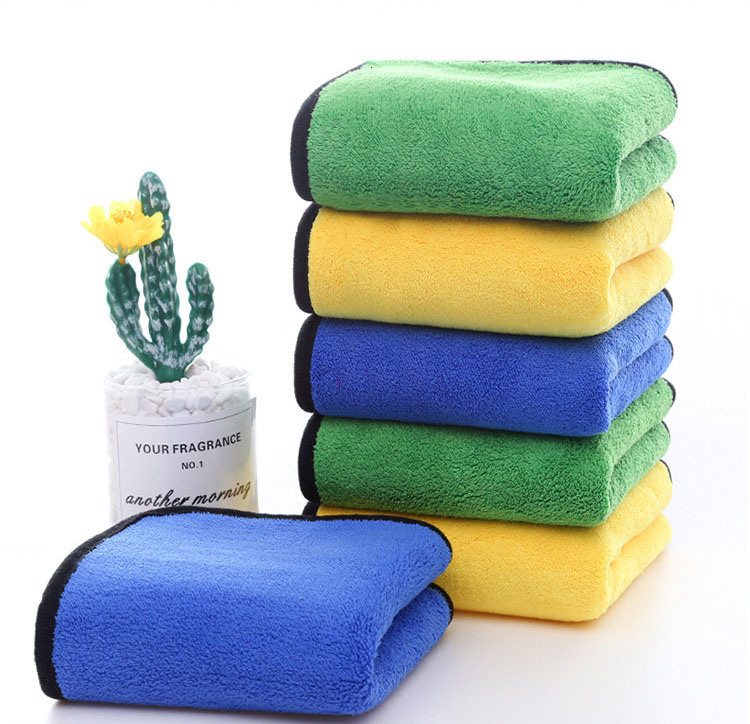 16X16inches 500GSM Auto Detailing Towel Microfiber Cleaning Cloth Car