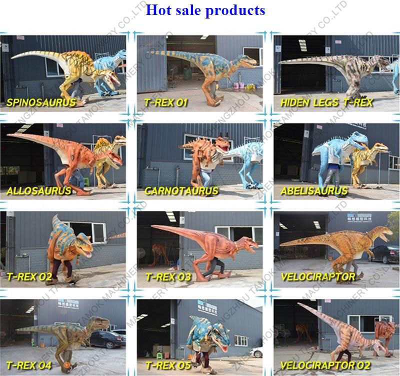 High Simulation Adult Realistic Dinosaur Costume Animaltronic Dinosaur Costume