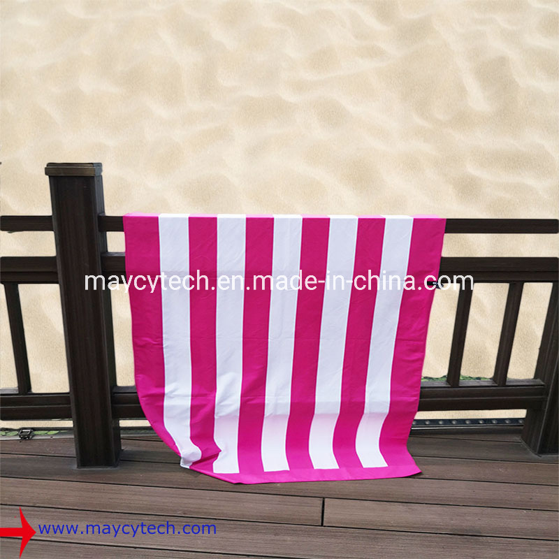 Large Quick Dry and Soft Beach Towel, Beautiful Design and Logo Customized Beach Towel