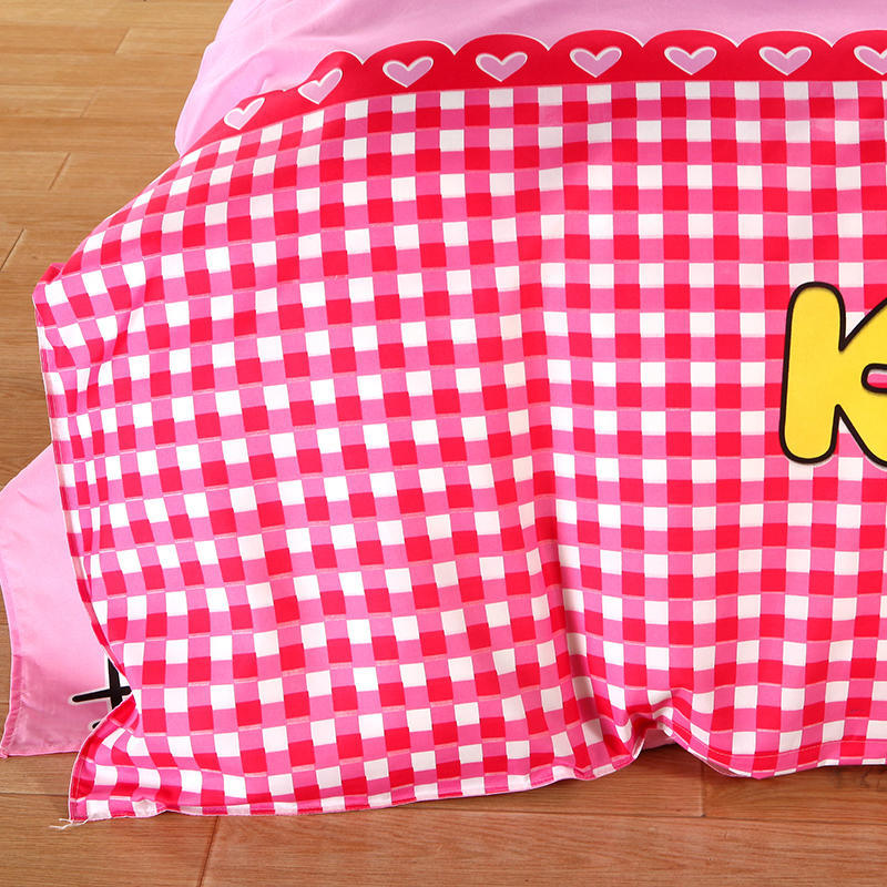2019 New Design Peppa Cotton Cartoon Comfortable Kids Duvet Cover Bedsheet