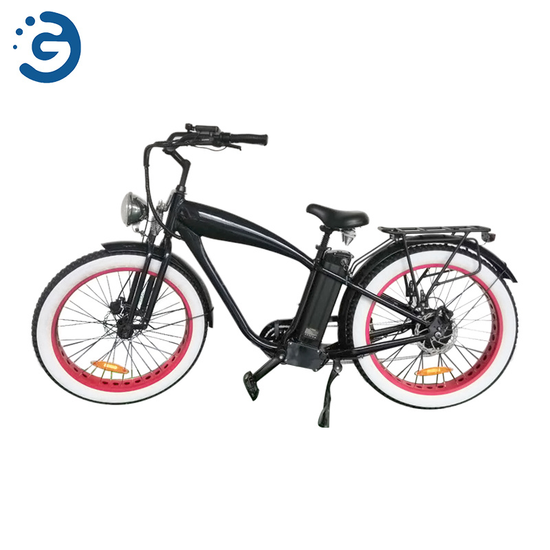 Harry 48V 500W Fat Tire E-Bike Black Electric Mountain Bike for Unisex