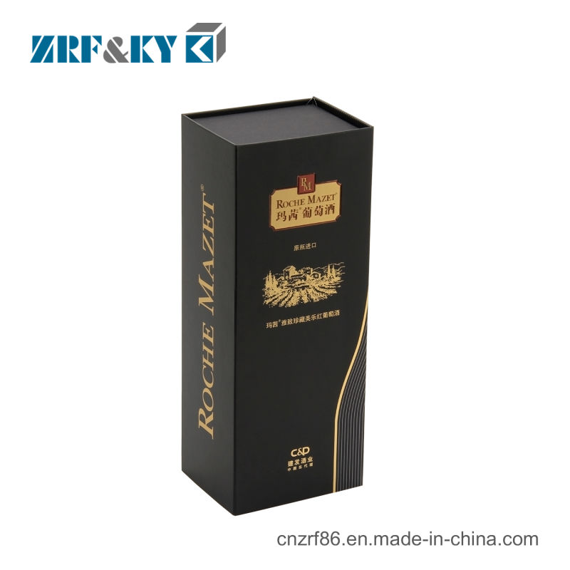 Custom Luxury Sponge Inlay Packaging Wine Glass Gift Boxes Wholesale