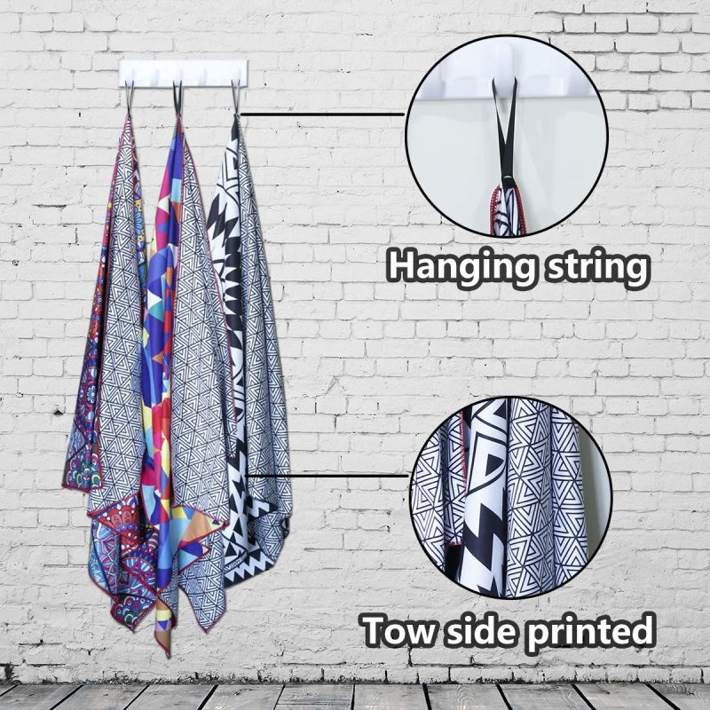 Fashion Quick Drying Sand Proof Beach Towel Microfiber Custom Print Sublimation Design Your Own Logo