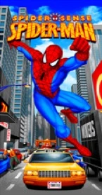 Spiderman 100% Cotton Beach Towel Ready to Ship 132 PCS Stock Available