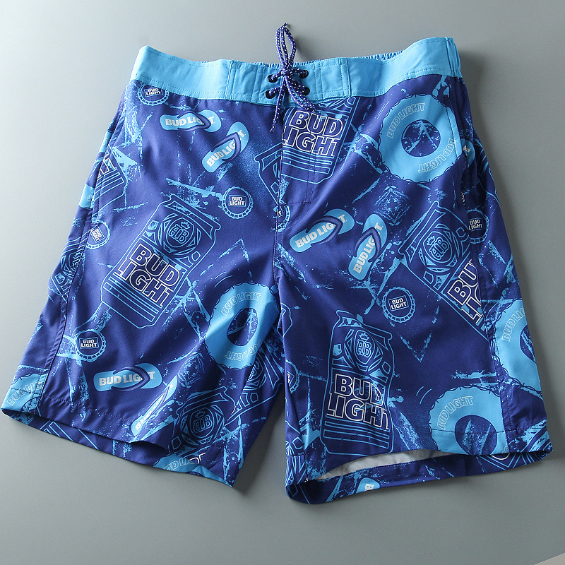 Running Board Shorts with Lining Quick Dry Mens Swimwear Beachwear Trunks Beach Shorts for Men