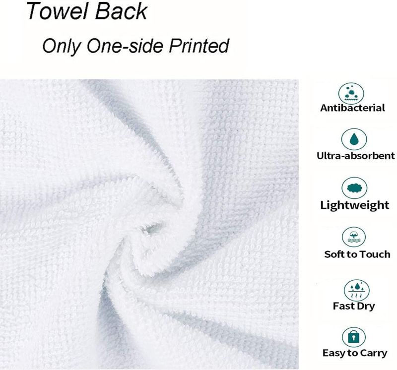 Red Roses Print Soft Luxury Decorative Towel Set Bath Face Hand Towel 100% Cotton