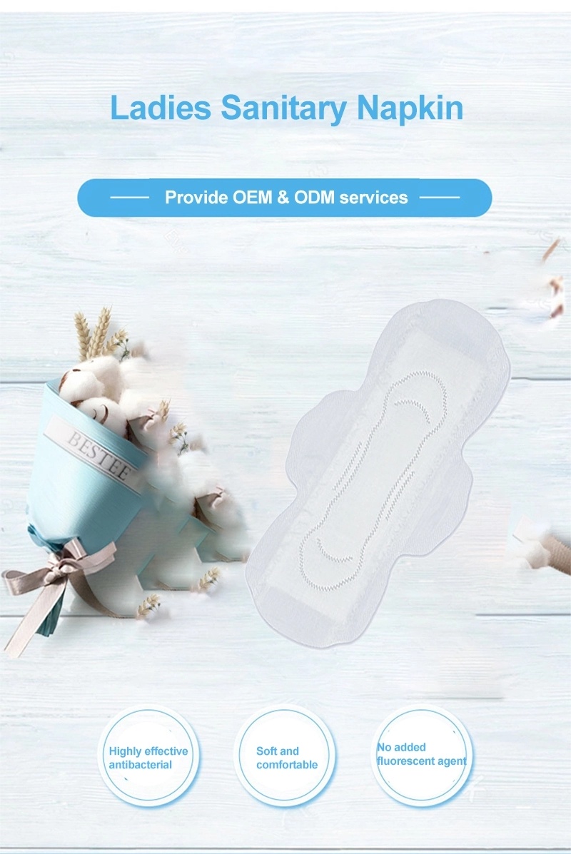 Alibaba Organic Cotton Sanitary Pad Women Sanitary Napkin Towel Supplier