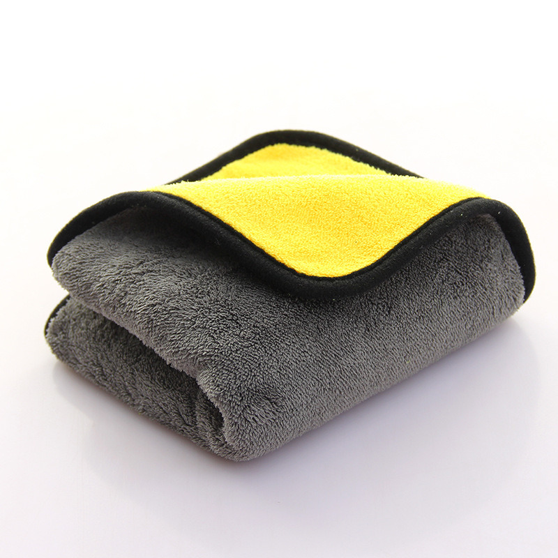 16X16inches 500GSM Auto Detailing Towel Microfiber Cleaning Cloth Car
