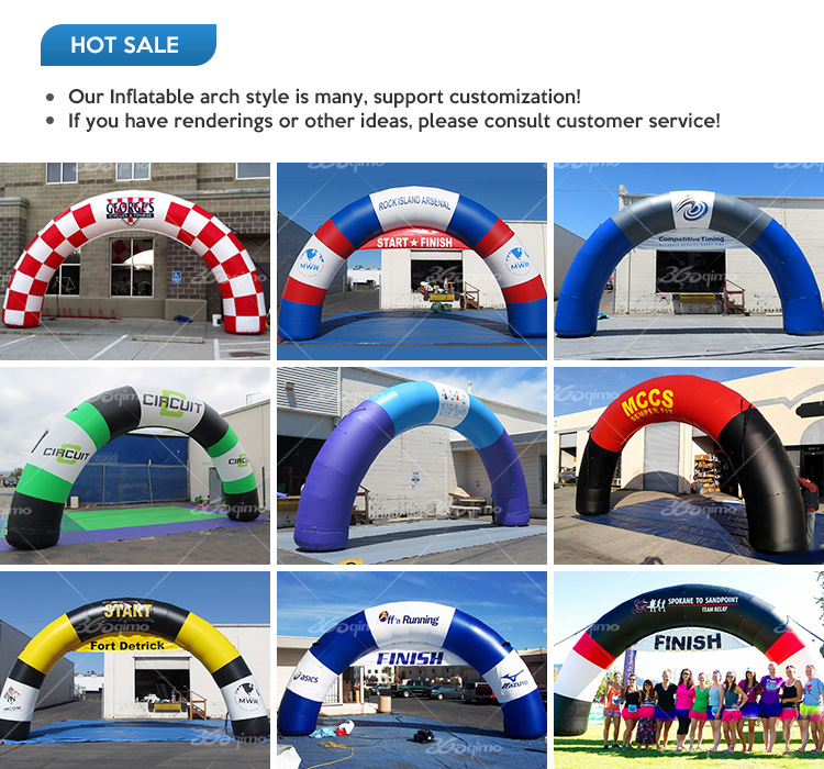 GM442 Good Quality Competitive Price Rainbow Inflatable Arch Inflatable Rainbow Archway