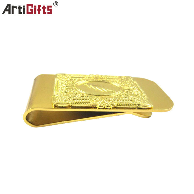 Promotion Custom Plating Gold Money Clip