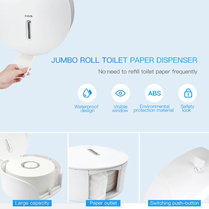 2019 New Coming/Fashion Design Pl -151065 Wall Mounted Toilet Hand Towel Dispenser Round Tissue Holder