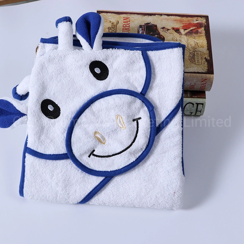 Soft Baby Animal Terry Towel Towelling Warm Blanket with Cape