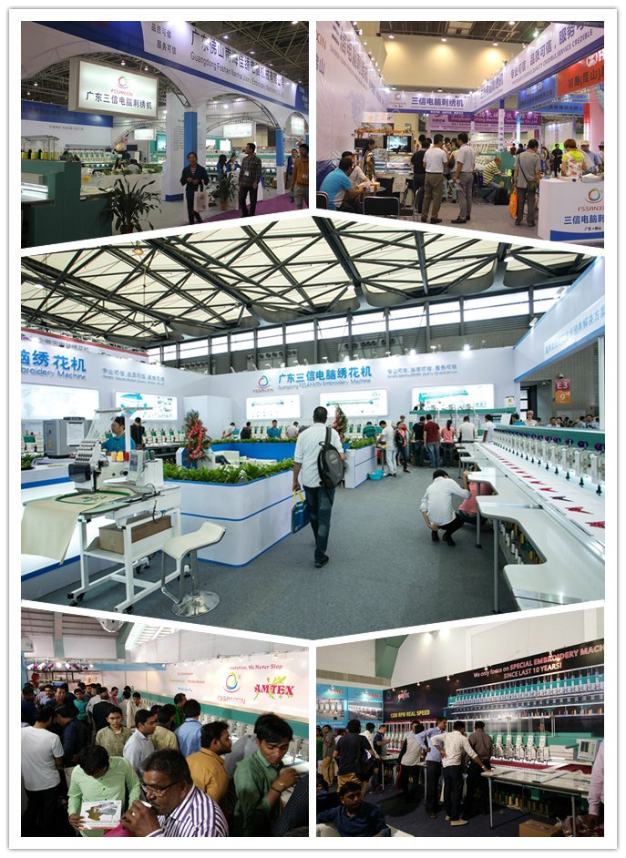 Fssanxin Embroidery Machine Double Heads Hat Embroidery Machine Flat Embroidery Machine
