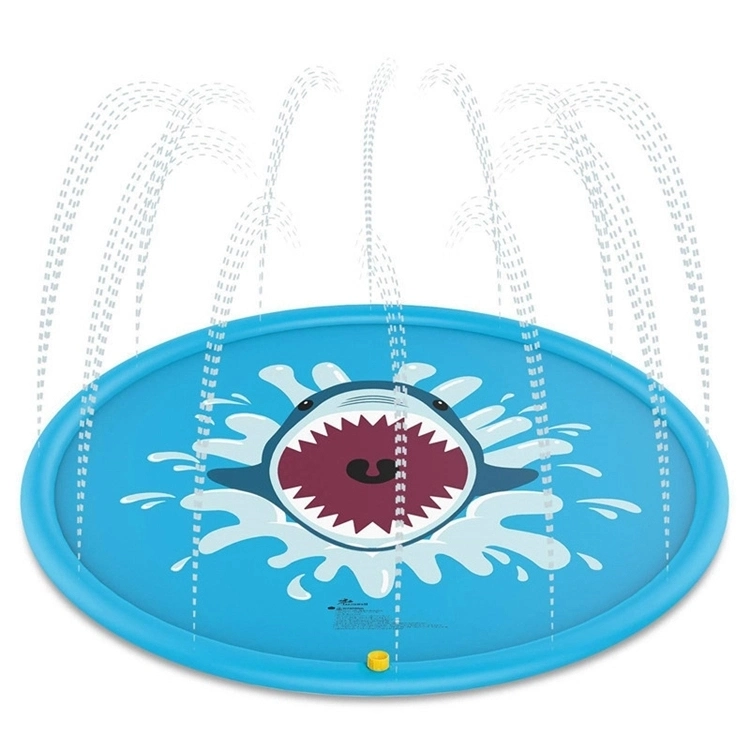 Outdoor Fun Water Sprinkler Play Mat Toys Inflatable Splash Pad for Kids