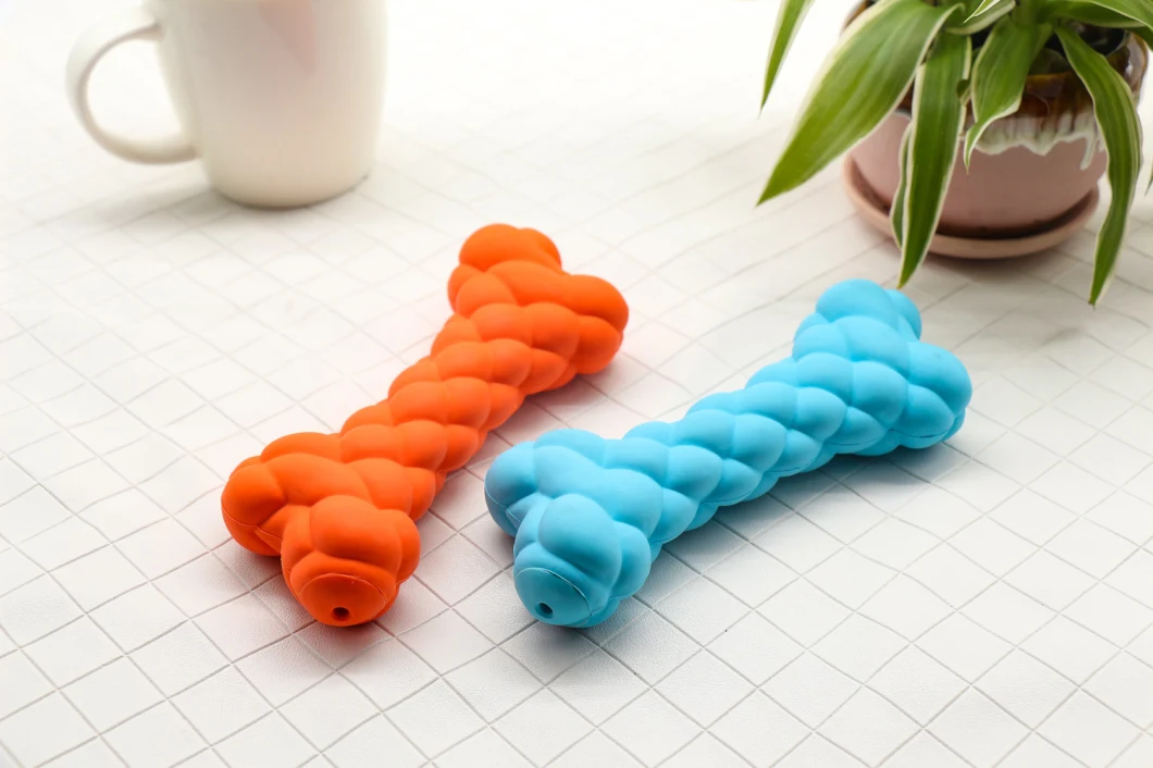 2020 Hot-Selling Pet Toy Rubber Bone Appearance Chew Toy Can Be Customized