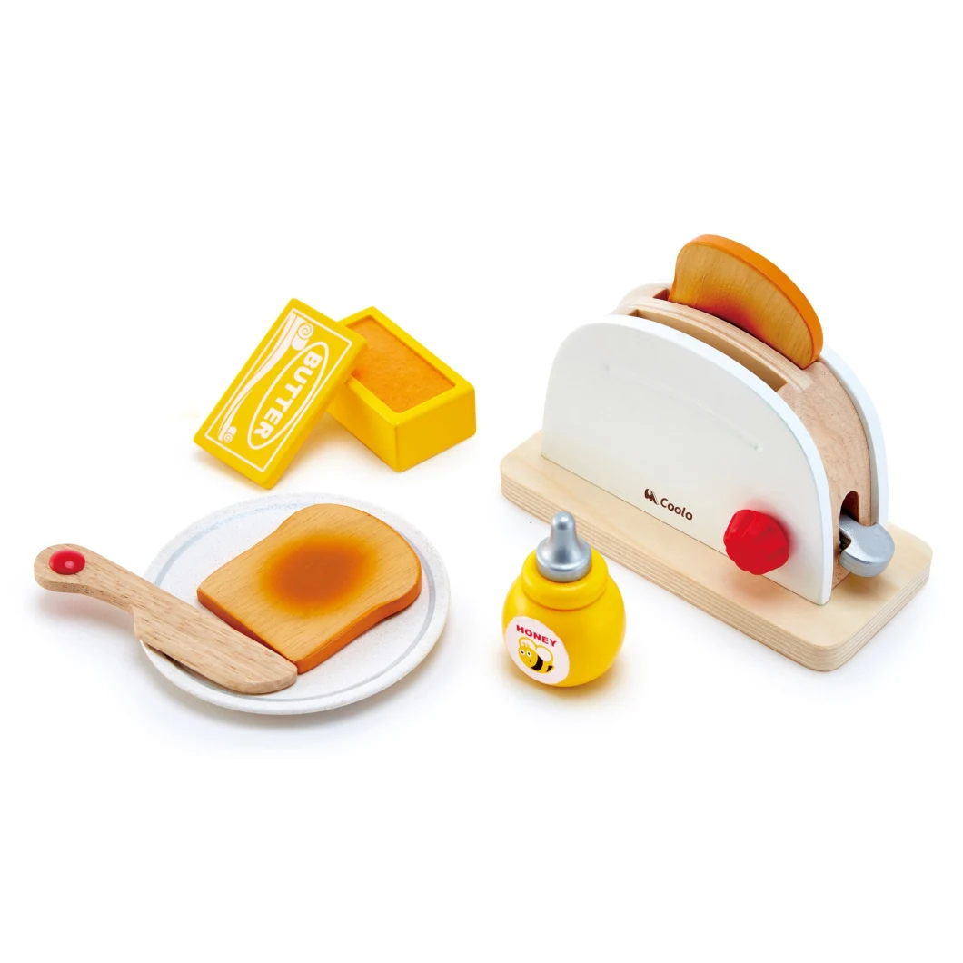 Children Toys C5006 Fry Pan Food Toys Wooden Toys Kitchen Toys