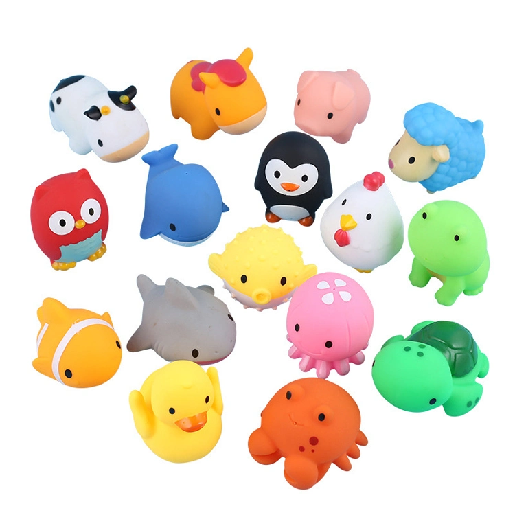 Baby Floating Animal Bath Toy Squirt Animal Octopus Floating Bath Rubber Whales Toy
