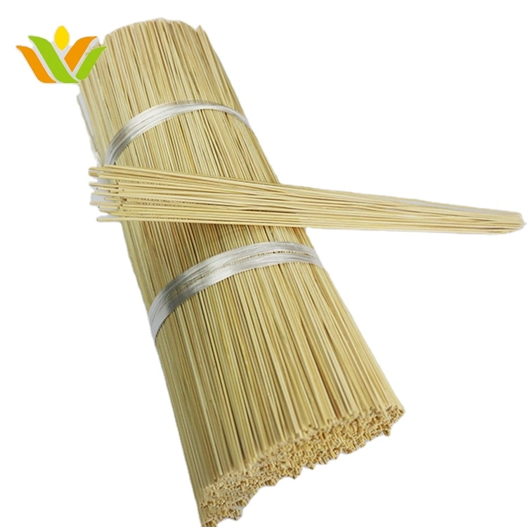 Chinese 1.3mm Diameter Bamboo Agarbatti Polishing Round Bamboo Incense Stickround Agarbatti Bamboo Stick