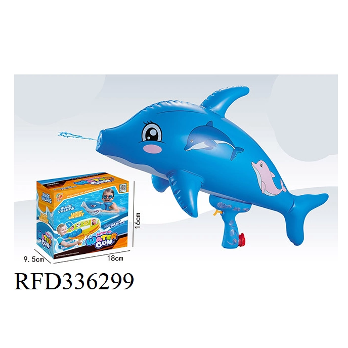 Summer Outdoor Toy Dinosaur Inflatable Water Gun for Beach